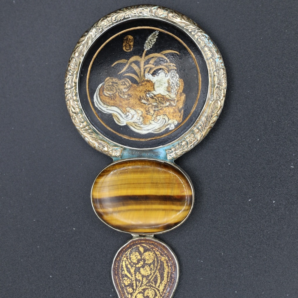 Vintage Amy Kahn Russell Pin/Pendant AKR silver